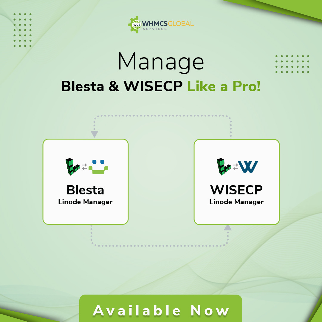 The wait is finally over! 😍

Effective ways to manage Blesta &amp; WISECP are right here. 😌

Check out what all our new products have got to offer

Visit here for WISECP Linode Manager: bit.ly/3NtPLAW

And visit here for WISECP Linode Manager: bit.ly/3qP6PrE