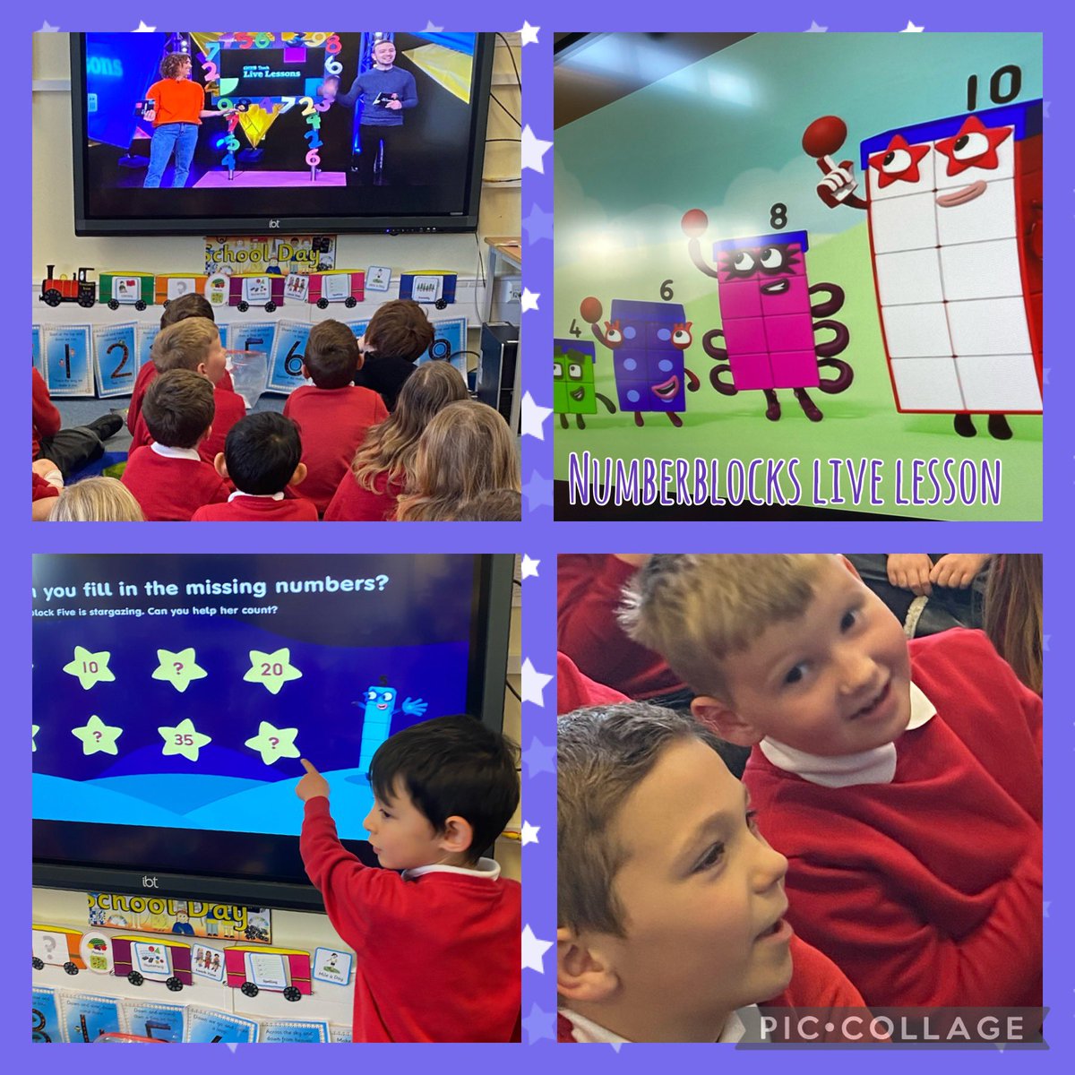 RogietPrimary's tweet photo. #rpsdosbarth2 are enjoying joining in the @BBCLiveLessons @numberblocks live lesson. Excellent counting Year 2 #bbclivelessons https://t.co/tN7E1mTVXq