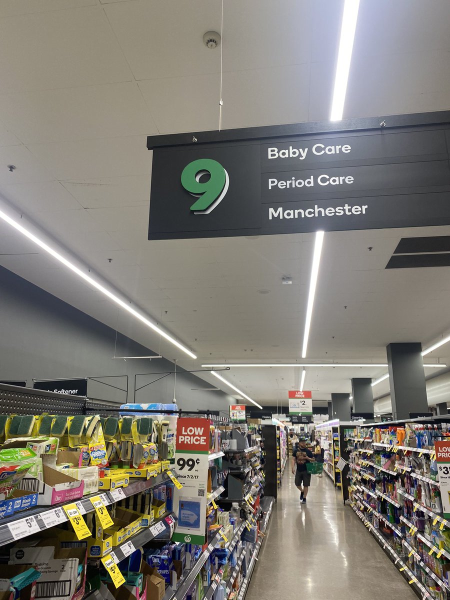 ‘Do you sell nappies, and major cities?’ ‘Yeah, aisle nine.’