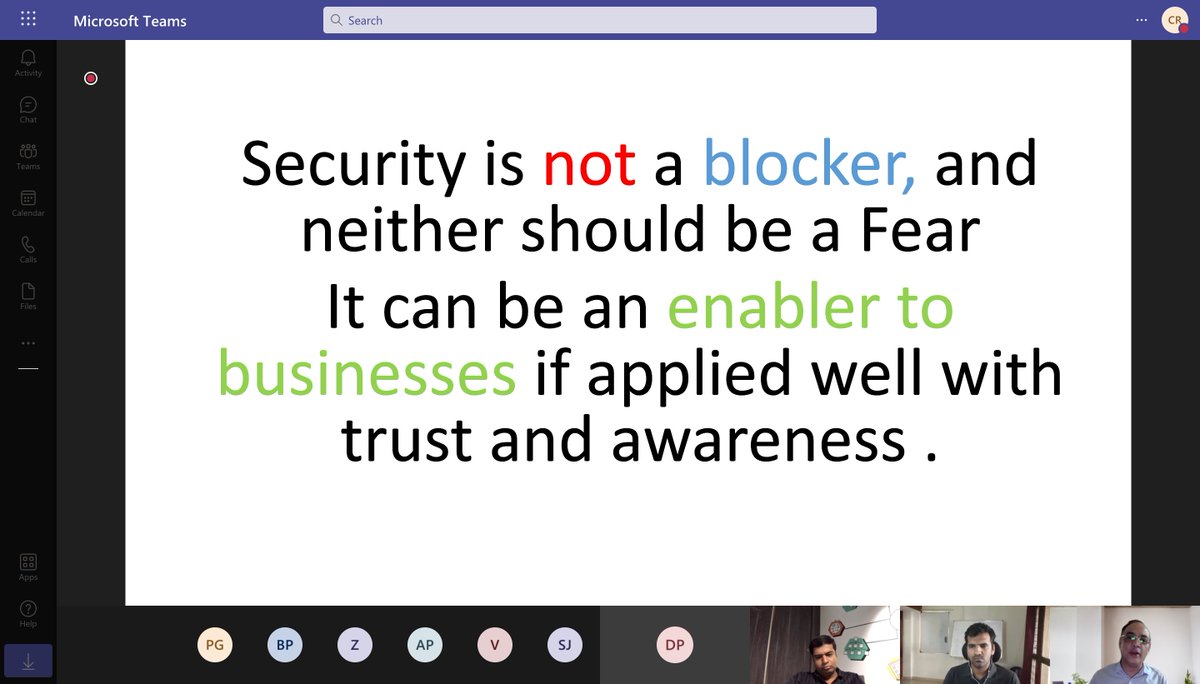 The importance of open discussion on security has been on the rise and guess what! SaaS Insider's round table led by Deepak Talwar, National Security Officer, <a href="/Microsoft/">Microsoft</a>  India is about all things cybersecurity and we have some great pointers being pitched in 🔥