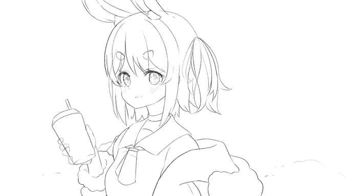一枚…🫠
 #今月描いた絵を晒そう 