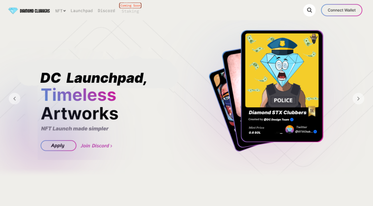 👀Prolly nothing Launchpad/Staking coming soon...

Clubbers It's time to take over!🤠

#NFT #Solana #Launchpad
