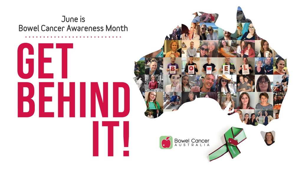 BowelCancerAust's tweet photo. Itโs time to get ready for #BowelCancerAwarenessMonth Bowel Cancer Australia's signature awareness and fundraising event.
So, what are you waiting for? There are many ways to get involved. Learn how now. ~ https://t.co/lLTwio2KMG
#BowelCancerAustralia #GetBehindIt https://t.co/eSnJrUbV2p