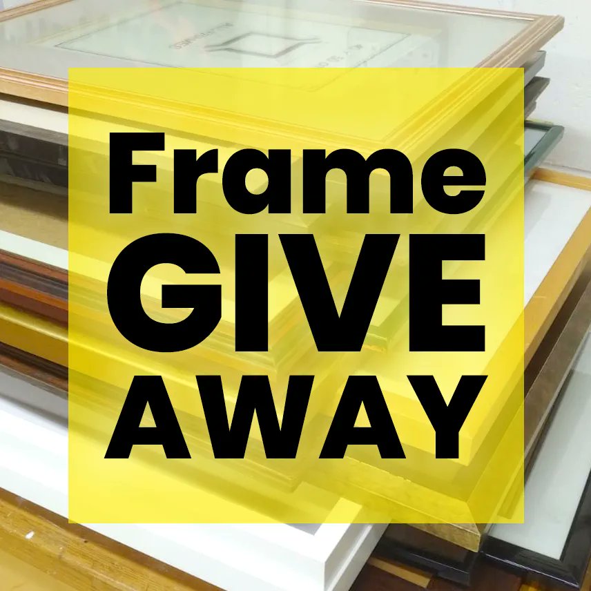 UckFramingCo's tweet photo. FRAME GIVE-AWAY!
This Saturday, 9am - 1pm, we are holding a big give-away of our old frames!
There will be a mix of small, large, posh, some with glass, but most without; all second-hand but variable condition.
#framegiveaway #freeframes #uckfield #uckfieldframingcompany https://t.co/ZtwcRN9hfk