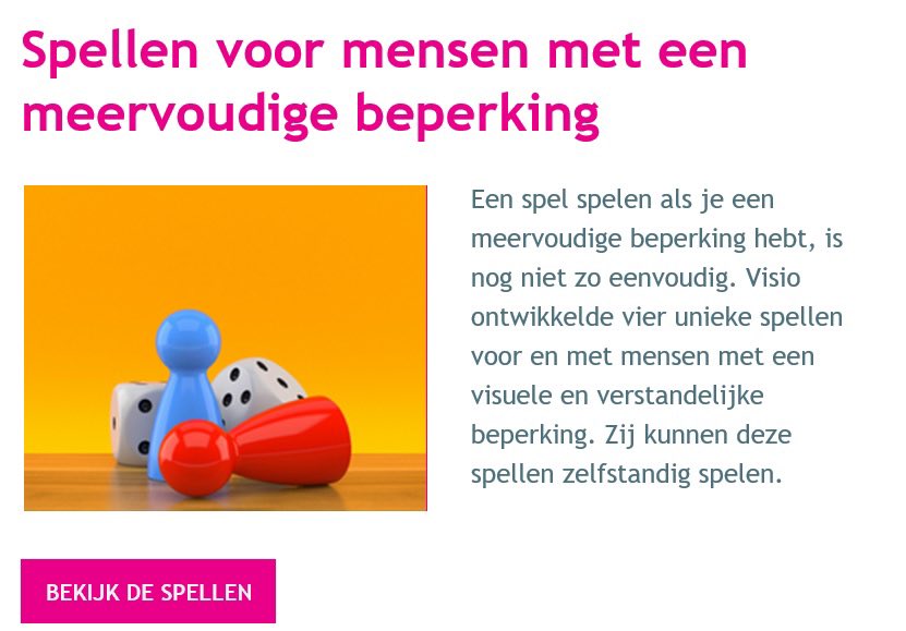 IngenWDCICT's tweet photo. Wat leuk dat de spellen die door bewoners van @KonVisio gemaakt zijn vermeld worden op het Kennisplein Gehandicaptensector @Pleinpraat @Visio_WD_Midden https://t.co/oldIkxmsmO https://t.co/8i1LRGKsPg