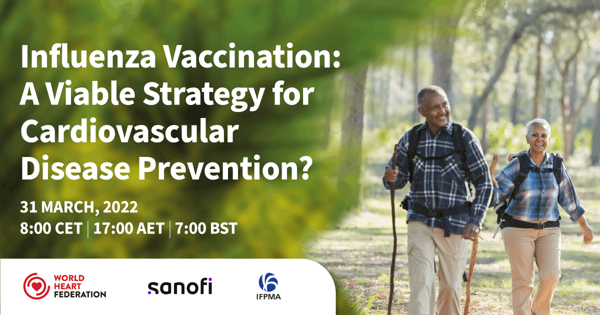 worldheartfed's tweet photo. 👋 Welcome to our special webinar on influenza vaccination and #CVD 💔!
Moderated by Prof @fjpinto1960 and with the participation of Prof @MacintyreRaina, Prof Tim Usherwood and Prof @JRedHeart.
Please leave your comments below 💌👇
#UseHeartToStopFlu #TogetherAgainstTheFlu https://t.co/8FYMmQmC52