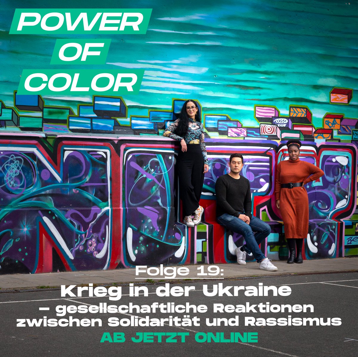 powerofcolorpod's tweet photo. Unsere 19. Folge ist online! Wir sprechen über die Reaktionen in Deutschland, die zwischen sehr großer Solidarität mit ukrainischen Geflüchteten und auch rassistischen Denkmustern und Stereotypen liegen. Hört rein!
🚩 Link zur Folge: https://t.co/ZQd2uErjg1 ✨ https://t.co/h2v9IHovU1