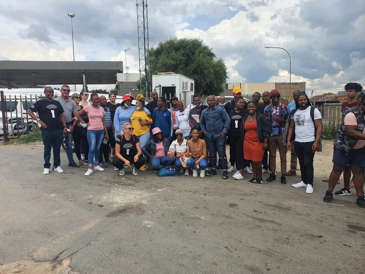 Weekend Throughback #Community Networks site visit at Soweto empowering the youth 