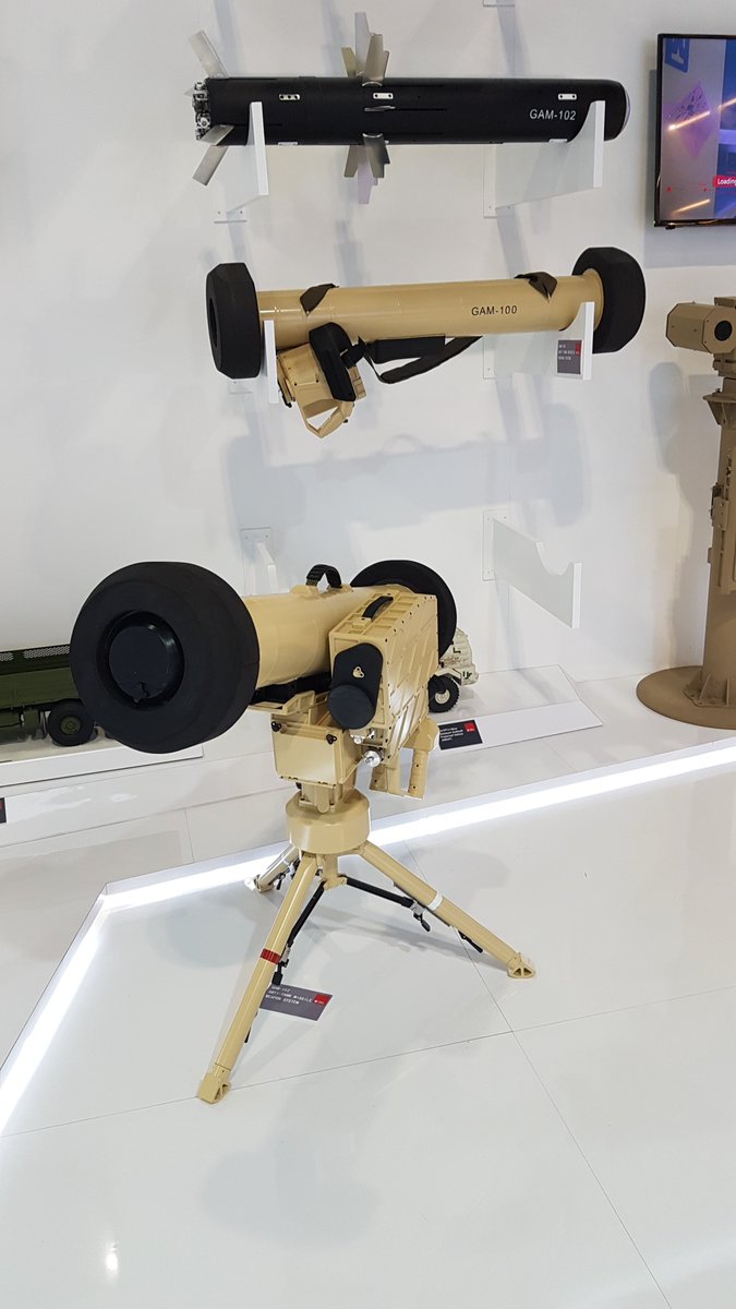 ArmyRecognition's tweet photo. #DSA2022 #DSA defense exhibition in #Malaysia #GAM100 and #GAM102 portable anti-tank weapons #China https://t.co/yReOtZR5sd