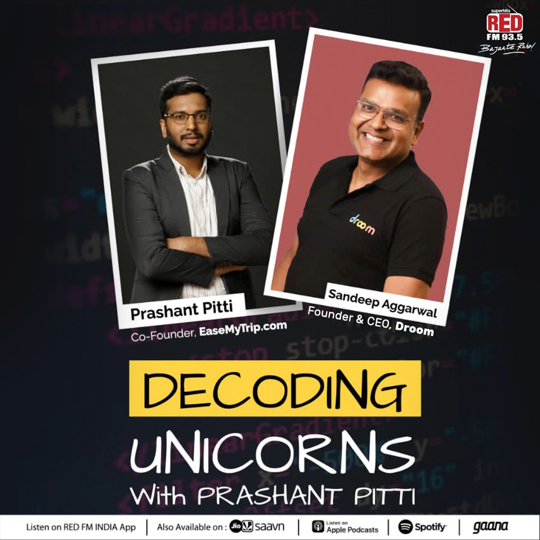 letsdroom's tweet photo. Tune into the @RedFMIndia podcast on #DecodingUnicorns to listen to our Founder &amp; CEO, 
@SandeepAgg as he speak with @ppitti of @EaseMyTrip on Business Economics of New Age Companies. Click here: https://t.co/l3eEVaGgPs
#Entrepreneurship #Newagecompanies #Founderspeak #Startups https://t.co/rIVkakQqIw