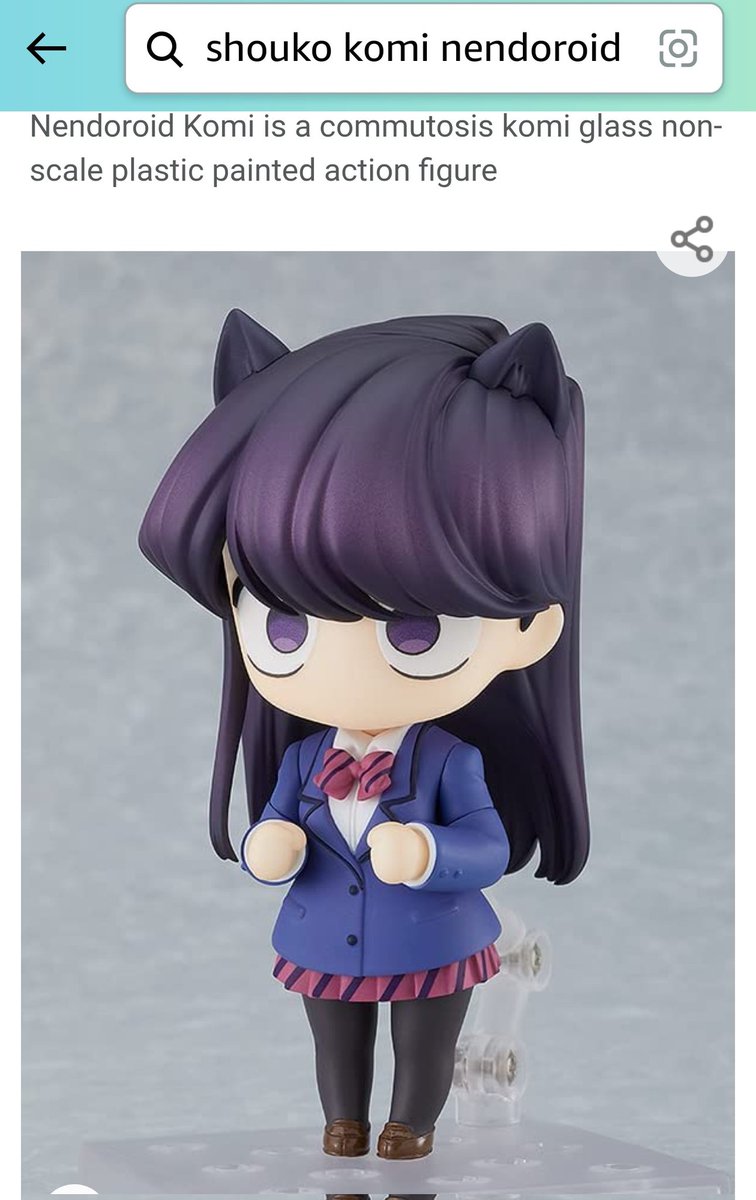 aluminumsir3n's tweet photo. A Nendoroid da Komi-san já tá em pré-venda na Amazon daqui 😍
Mais um nendoroid pra minha coleção ❤️

#KomisanwaKomyushouDesu 
#KomiSan https://t.co/aKh5TlN3Ds