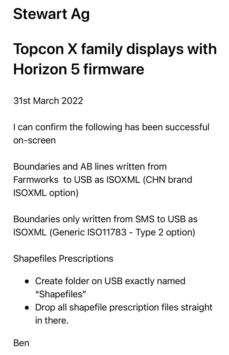 For anyone running Topcon X30/X35s rate control with VRC on Horizon 5 firmware (ie V5.02) Thanks to Dealers and Growers for comms