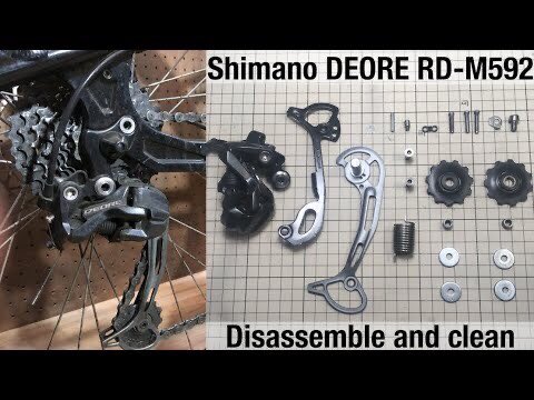 Clean up derailleur (Shimano Deore RD-M592) youtu.be/Ubr5BAJMTBk @YouTubeより