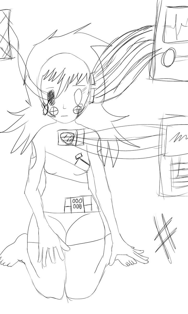 LazuliQuinn's tweet photo. #sketch Sometimes, being a mindless #trainingdummy is living a torture. (Not complete yet.) https://t.co/cyBnrR7AKf