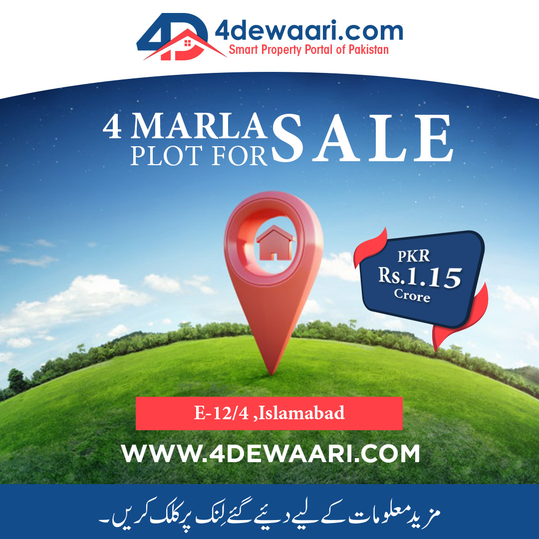 4Dewaari's tweet image. Developed 4 Marla Plot Available for sale in E-12/4 ,Islamabad

For More Details:
Call Us On: (051)2745652
OR
Visit Our Website: 4dewaari.com/property/devel…

#4marla #4marlaplot #cornorplot #karachi #zameen #buynsell #olx #4dewaari