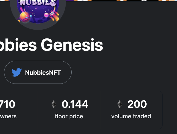 Nubbies NFT tweet media