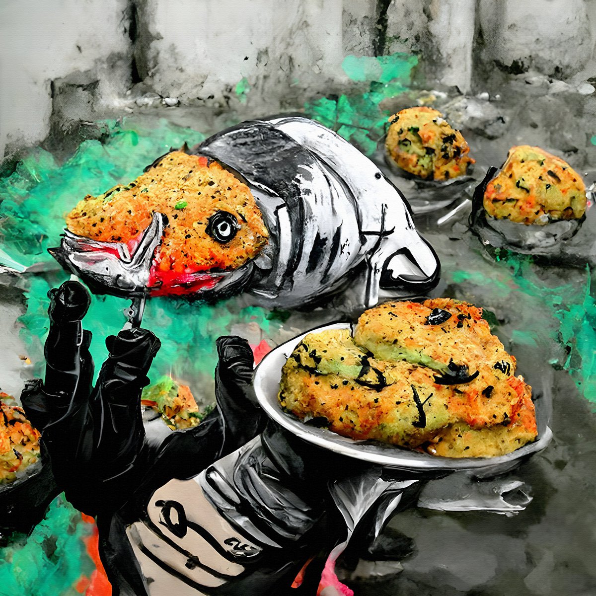 TeiaCafe's tweet photo. Deep fried fish cakes. https://t.co/3rGBb8PVOX