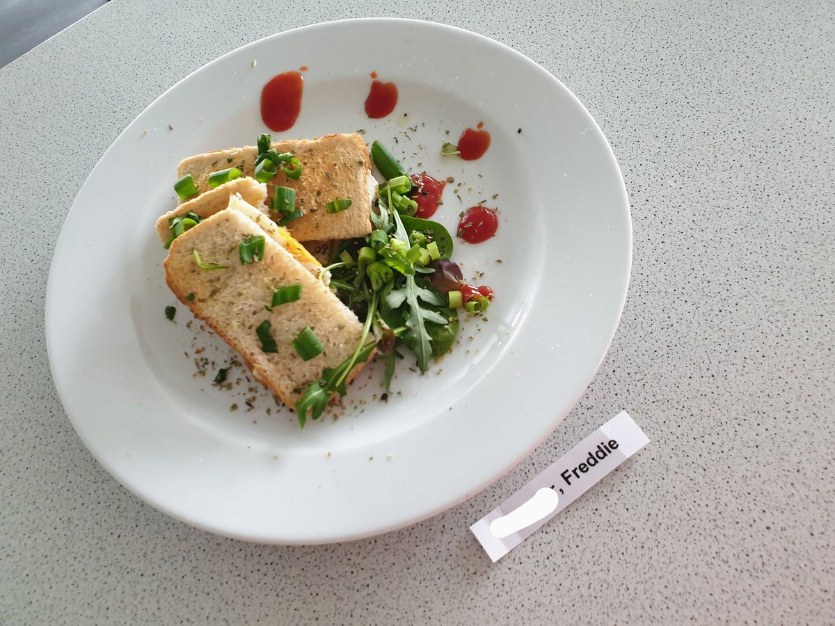 DeanesFoodTech's tweet photo. Year 10 presenting stylised egg &amp; toast competition with egg-cellent results, happy 🐣 Easter 😄 https://t.co/6YqTzJ55ZT