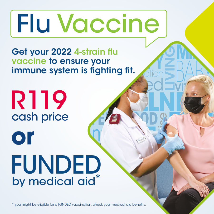 Clicks_SA's tweet photo. Did you know?! You can get both your flu and COVID vaccine at the same appointment! Book at one of over 430 Clicks vaccination sites on the Clicks booking portal > https://t.co/Vw3L0DZsC0
#getvactonormal #vaccinatingthenation #buildingahealthierfuture #buildingahealthierlife https://t.co/4FmSVfke2x