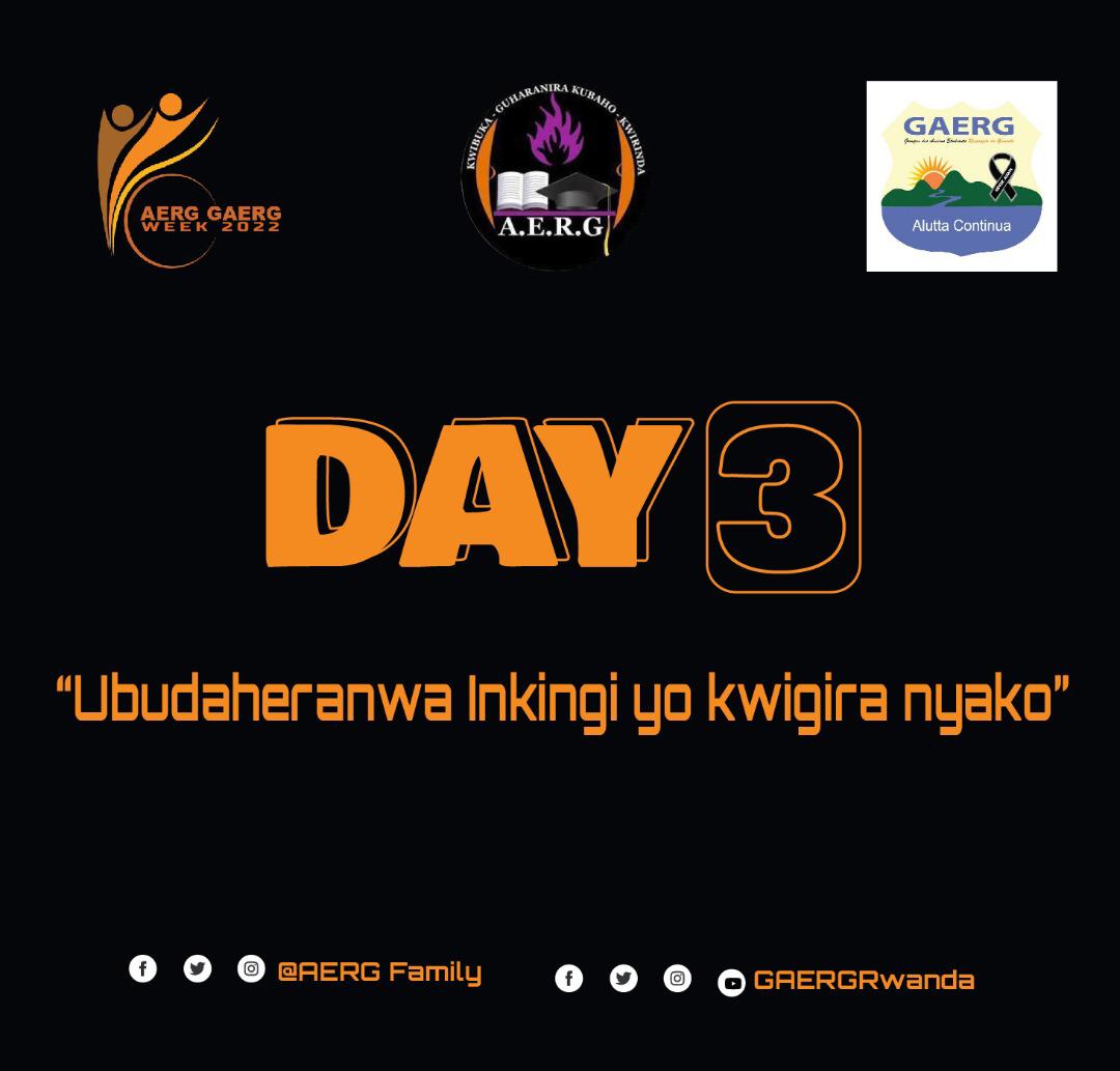LilianeUmuhoza5's tweet photo. #AERGGAERGWeek Day3: “Ubudaheranwa Inkingi yo kwigira nyako”Humura wowe urushye uremerewe n'ubuzima bwuzuye Ibikomere uyu munsi tugufitiye Ijambo:“Humura Turagukunda”. https://t.co/HwVPjA1FUr