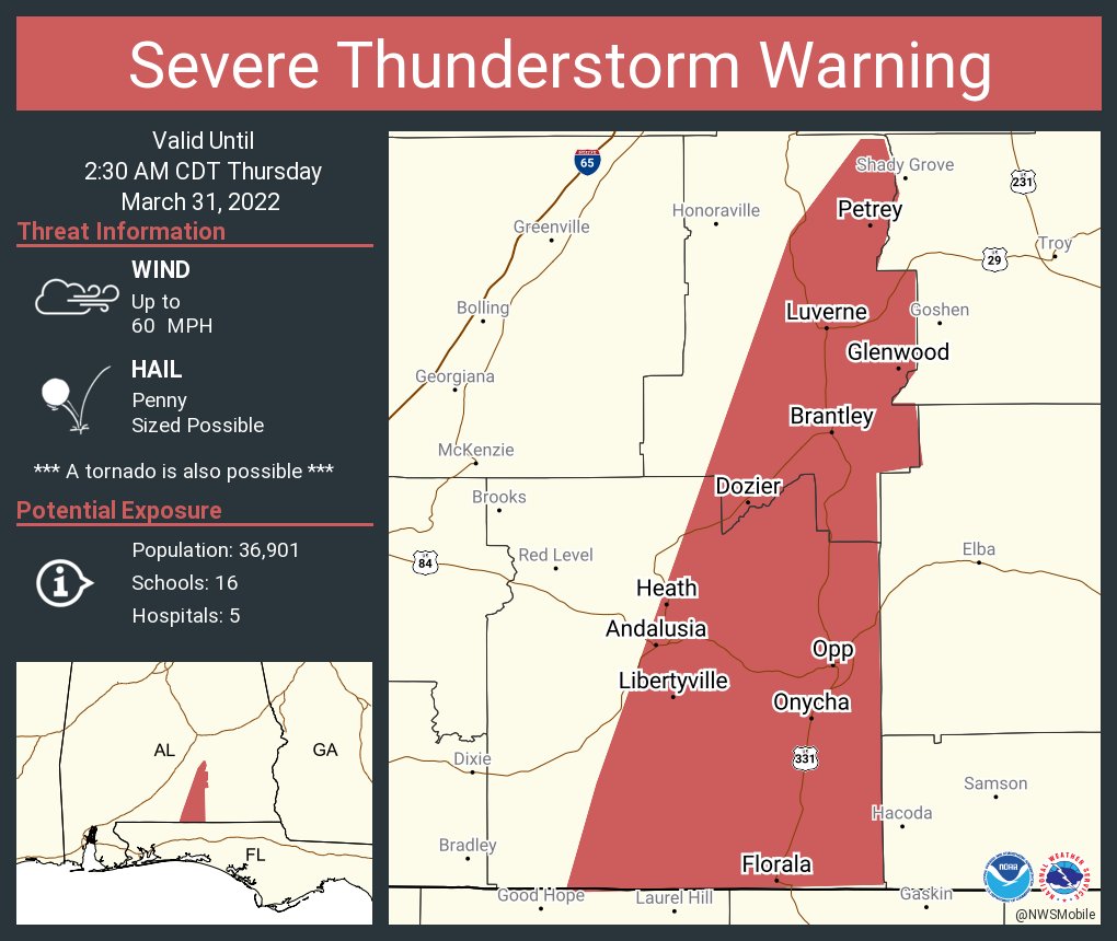 NWS Severe Tstorm on Twitter "Severe Thunderstorm Warning continues
