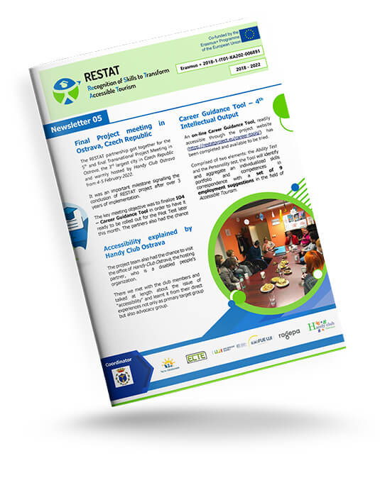 📢All the project newsletters already available in our website! Don't miss the news on #accessible #tourism ⬇

restatproject.eu/news/