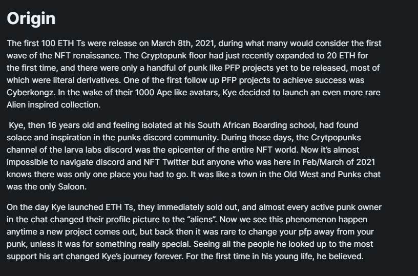 Jeanval33899856's tweet photo. Snipped the rank 182 for 0.045 yesterday night!
It's an old project from early 2021 when floor of punk was 20 eth. Read more on the screenshot ! 100% onchain art ! @ETHTerrestrials #NFTs #onchain https://t.co/ko85CXvwmd