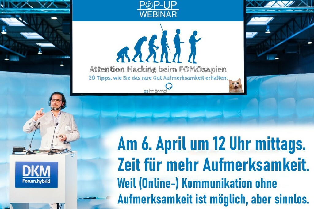 #Aufmerksamkeit ist die Währung unserer Zeit.⏳ Aber wieviel Zeit für Aufmerksamkeit hat man eigentlich auf #SocialMedia, um Nutzer mit den eigenen Beiträgen zu erreichen?

Im Facebook-Newsfeed sind es z.B. durchschnittlich 2,5 Sekunden. Zumindest auf… instagr.am/p/Cbwg4O4MG4w/