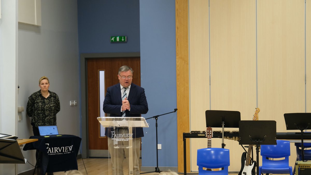 FairviewBofA's tweet photo. Ahead of the half-term break, we held our Easter assembly and concert on Monday, featuring some wonderful musical performances from our pupils and teachers. Aptly accompanied by the glorious weather we’ve been having lately, our assembly theme was Brightness!🌞#Easterassembly https://t.co/M6X3YjRrwi