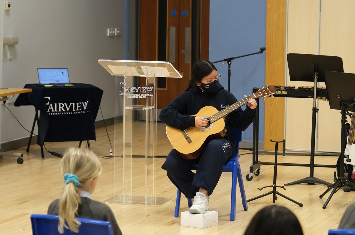 FairviewBofA's tweet photo. Ahead of the half-term break, we held our Easter assembly and concert on Monday, featuring some wonderful musical performances from our pupils and teachers. Aptly accompanied by the glorious weather we’ve been having lately, our assembly theme was Brightness!🌞#Easterassembly https://t.co/M6X3YjRrwi