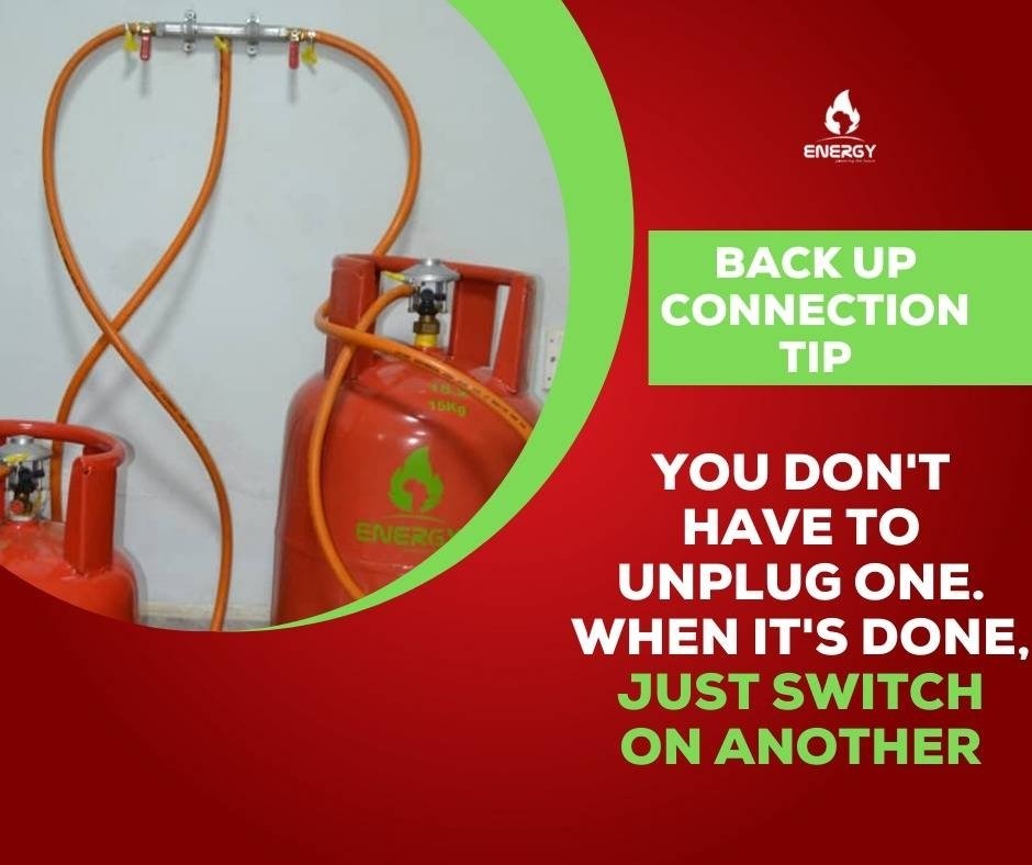 EnergyUganda's tweet photo. Did you know you can back up your gas to avoid a sudden outage in the middle of cooking? Well, we can help you connect them once you buy a back up gas from us.0751363749 https://t.co/BbKSdz0qI6