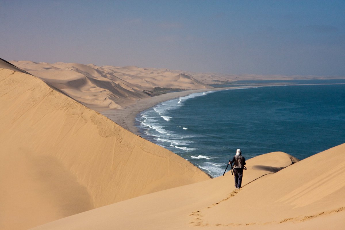 Tourism_Board's tweet photo. Sandwich Harbour in the Namib Naukluft Park, is a place many have heard of but very few have ever visited.
Sandwich Harbour, a little less than 60km south of Walvis Bay in the Namib-Naukluft National Park, is one of Namibia’s most unique sites. 
#sharemynamibia #thisisnamibia https://t.co/KD8fU8t9I0