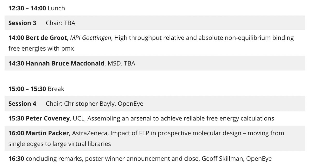 ukqsar's tweet photo. Registration is open for our Spring meeting to be held on Tuesday 26th April @DowningConf, Cambridge, UK and hosted by @OpenEyeSoftware. Attendance is free and registration is here: https://t.co/UOgaT21BWU #CompChem #UKQSAR #QSAR #Chemoinformatics #Cheminformatics https://t.co/tyIPGnV4uN