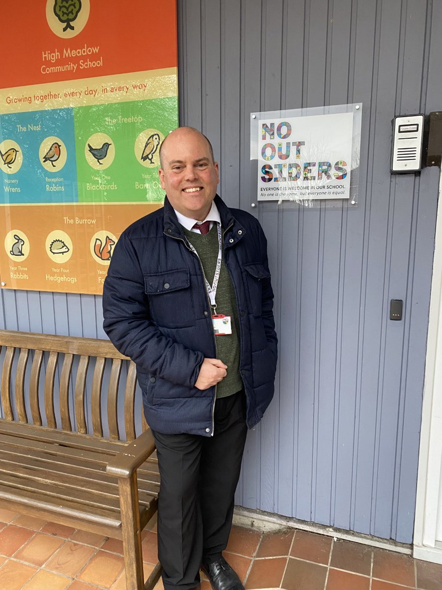 We were so fortunate to be able to have Andrew Moffat with us for the day yesterday, delivering a No Outsiders lesson to all classes and meeting with staff after school.<a href="/HMC_School/">High Meadow Community School</a> @moffat_andrew  #wearekind