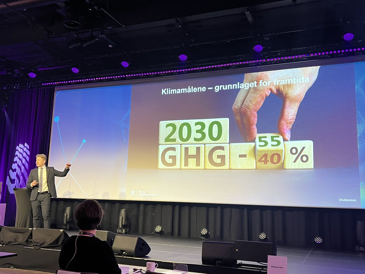 -Klimamålene våre er grunnlaget for fremtiden. De må vi nå, sier <a href="/terjeaa/">Terje Aasland</a> på #vinterkonferansen <a href="/oeddep/">human</a>