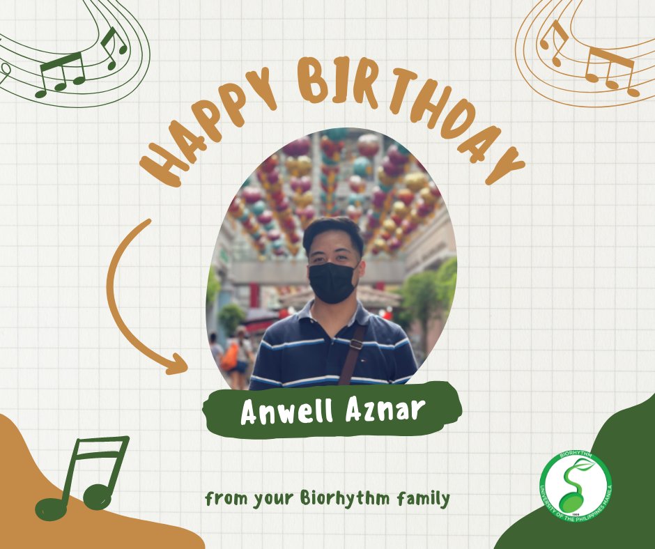 UPM_Biorhythm's tweet photo. Happy Birthday, Anwell!! 🎂🎉Your Biorhythm family sends you happy hugs and cheery support on your birthday 🎤🥰 #AnwellAznarDay https://t.co/nl6M1sefOK