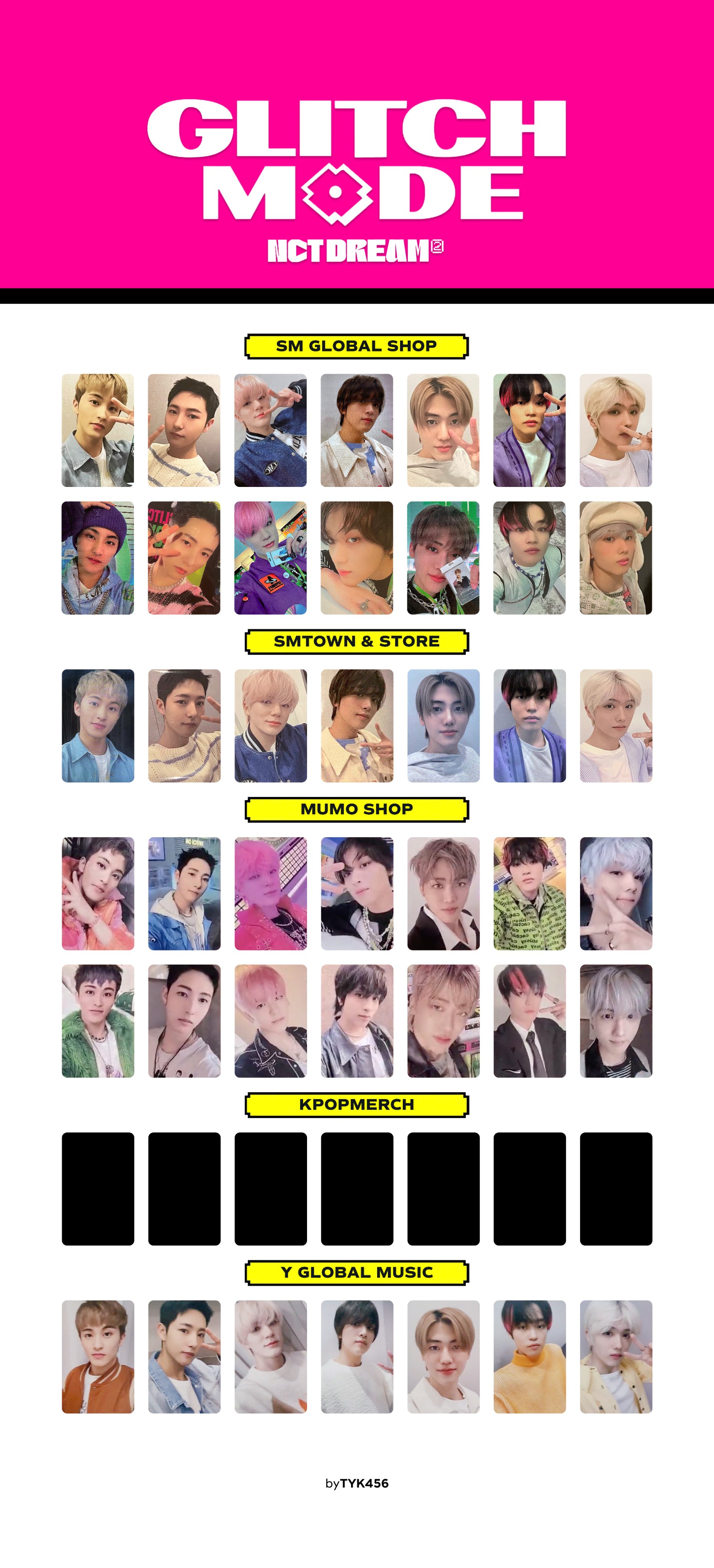 NCT DREAM Glitch Mode mumo Shop JAPAN official benefits