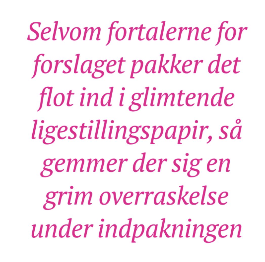 PernilleKnudse's tweet photo. Dagens kronik i @borsendk fra undertegnede om EU-lov om løngennemsigtighed. Det lyder besnærende sympatisk, men gemmer på et rigidt system med negative konsekvenser for løndannelse, overenskomstsystem og udgifter til #dkbiz. Gode intentioner helliger ikke skadende midler #dkpol https://t.co/ocXKh6PJXR