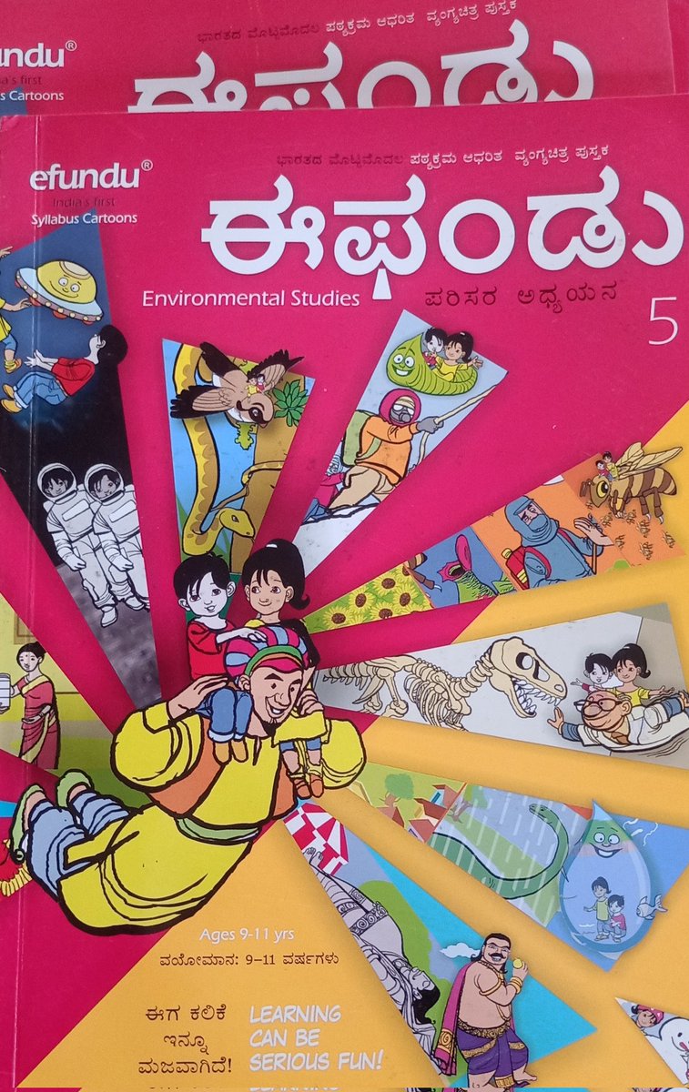 KallottiL's tweet photo. Received amazing Kannada to English translated comic books from @vsprativadi. Our students have one more  reason to visit our Library.🙏📚💙
#education #books #library https://t.co/U5Q1uzGwc0