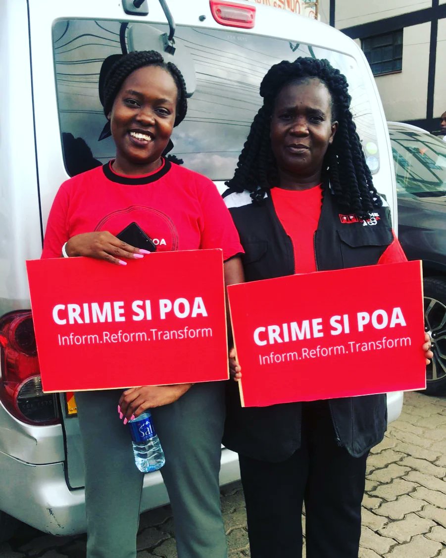 CrimeSiPoaKenya's tweet photo. A ride against crime campaign led by Boda Boda riders and youth kicks off in Rongai @KajiadoGov. The area chief @InteriorKE and OCS @NPSOfficial_KE are among leaders who have joined youth as they take to the streets to create awareness against crime.
#BuildingVoices
#CSPinRongai https://t.co/M7QbZRKhjG