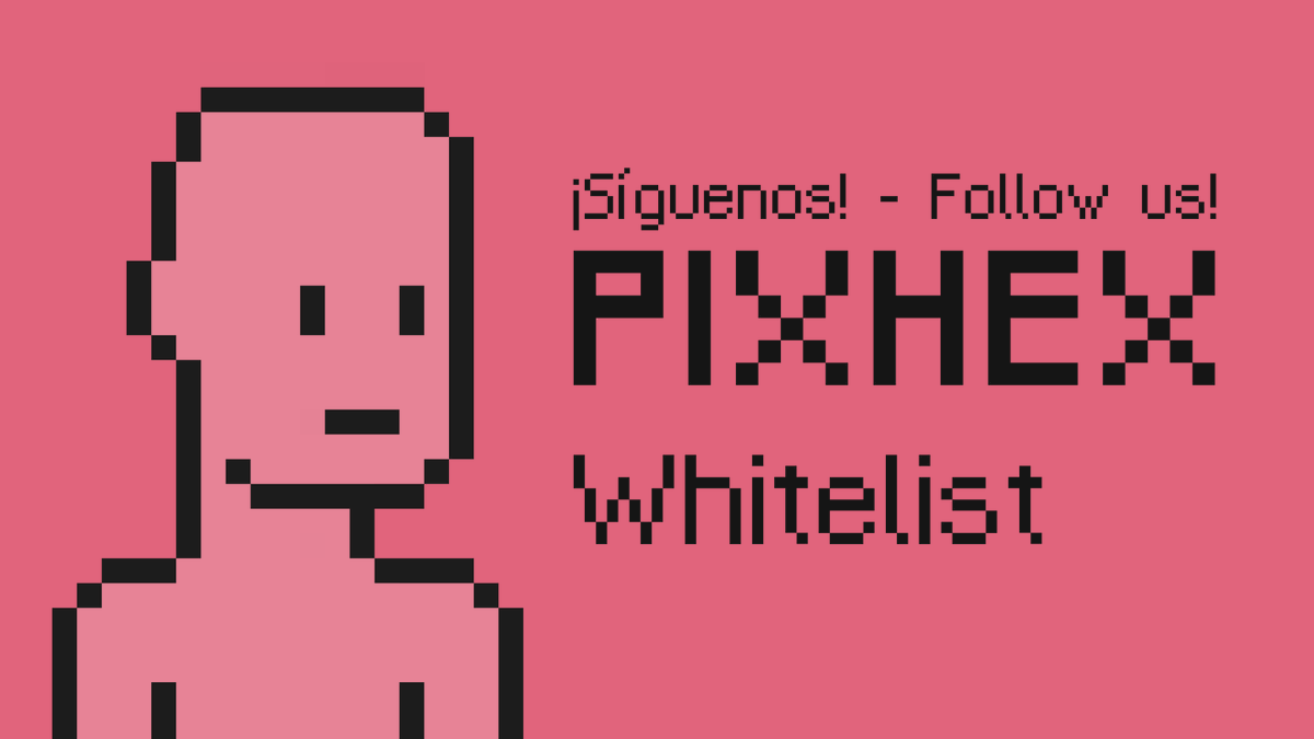 Buenos días!
Únete a la Whitelist y consigue un precio especial en la Preventa
1⃣Síguenos <a href="/pixhexnft/">PIXHEX 🌈</a>
2⃣Retweet 
3⃣Envíanos por DM tu Wallet
Join the Whitelist and have a special price for the pre-sale day
1⃣Follow <a href="/pixhexnft/">PIXHEX 🌈</a>
2⃣Retweet 
3⃣Send your Wallet for DM
#NFT #NFTCommunity