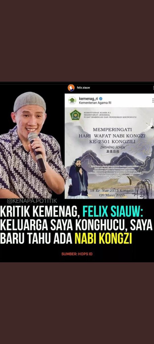 Roni03055665's tweet photo. Thn 2024 jangan pilih lg parpol2 yg gak amanah; premium dgnti jd pertalite, migor langka/mhl, kriminalisasi ulama, zalim thd 6 org angg fpi, utang yg mnumpuk, pmbrantasn korupsi tak maksi, azan dbandingi dgn gonggongn, nauzubillah, islamophobia yg tak berdasar, skrg 👇mengada-ada https://t.co/f3H2U8wQIW