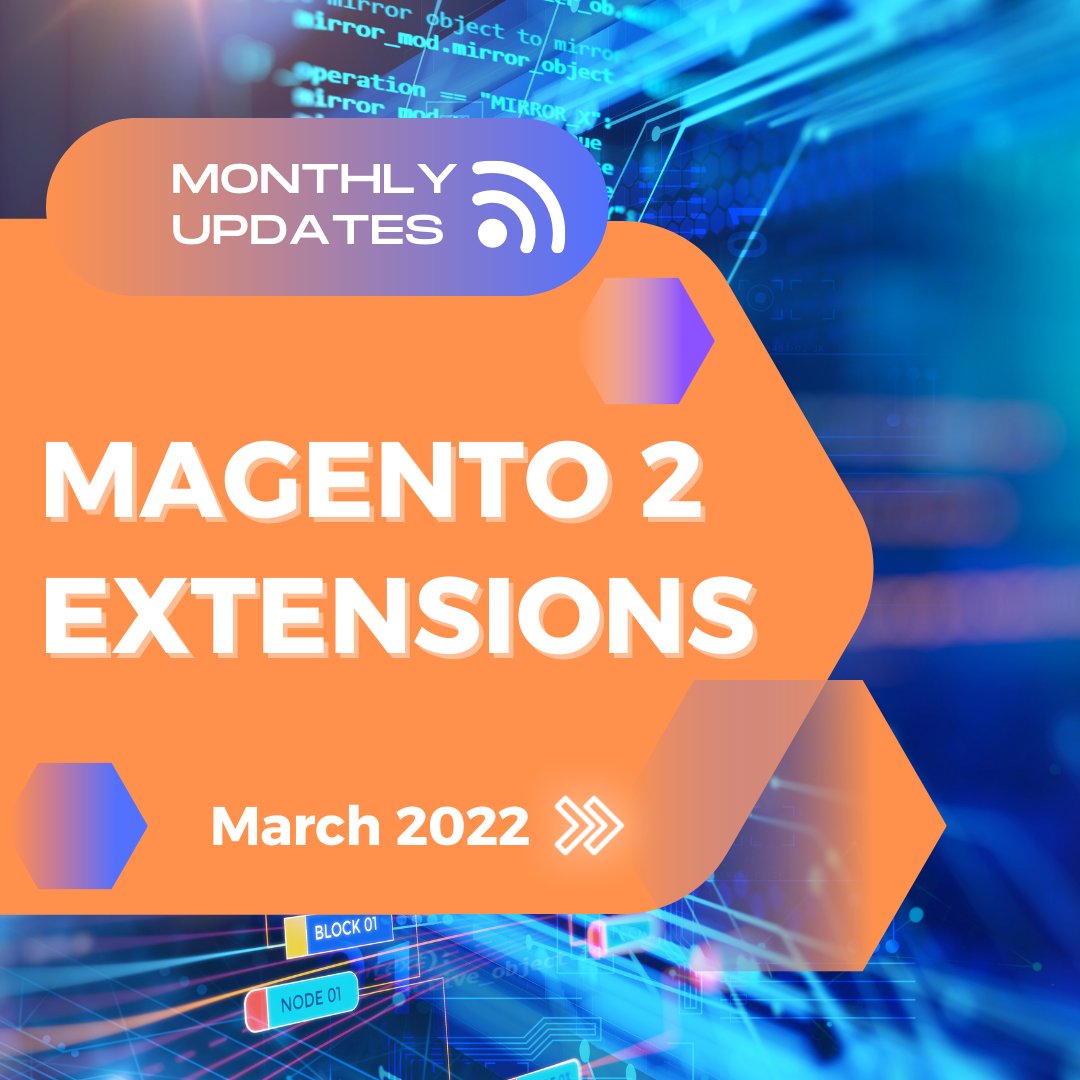 landofcoder's tweet image. 📣[MONTHLY] - MAGENTO 2 EXTENSION UPDATES, MARCH 2022
Let’s take a look back at important updates from our team.
The details: bit.ly/3iTASdf

#landofcoder #magento #magento2extension #monthlyupdates
===============
LandOfCoder. Inc
Website: landofcoder.com