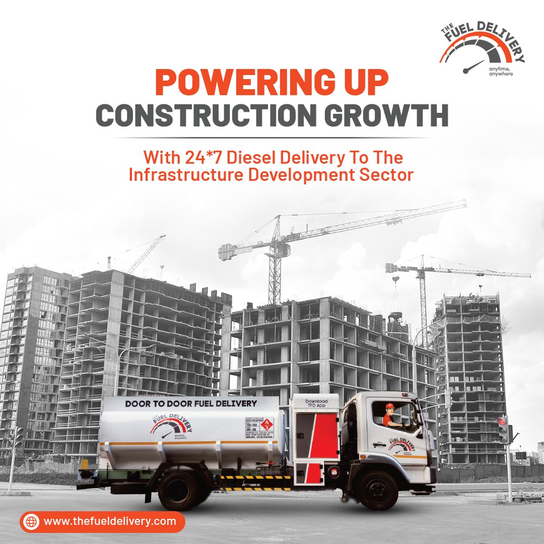 DeliveryFuel's tweet photo. Construction sector is expected to grow at 10.7% in 2022. In alignment with our vision to contribute to Indian growth, we are doing our part in delivering 24*7 to the industry that directly leads development.

2,50,000+ Liter Diesel Delivered to Infrastructure Development Sector https://t.co/0yc9bjXZ7u