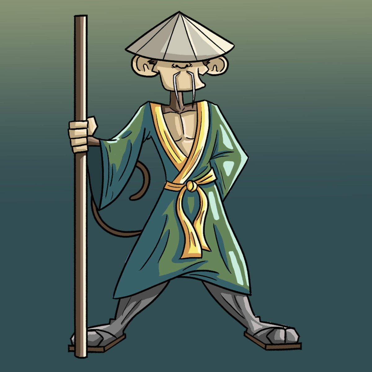 brutal_bc_cc's tweet photo. @Drop_Your_NFT_ Good morning guys, its a beautiful day today 
 the second addition to our Ape-Fu Collection, Hou Sensei was recently released 🐒🔥 Show your support with a RT &amp; a like
📢Link: https://t.co/UBzIGtyWVG

#NFT #newdrop  #digitalart #collection #Trending   #tezos #objktnft #hype https://t.co/O0tqGh3OWg