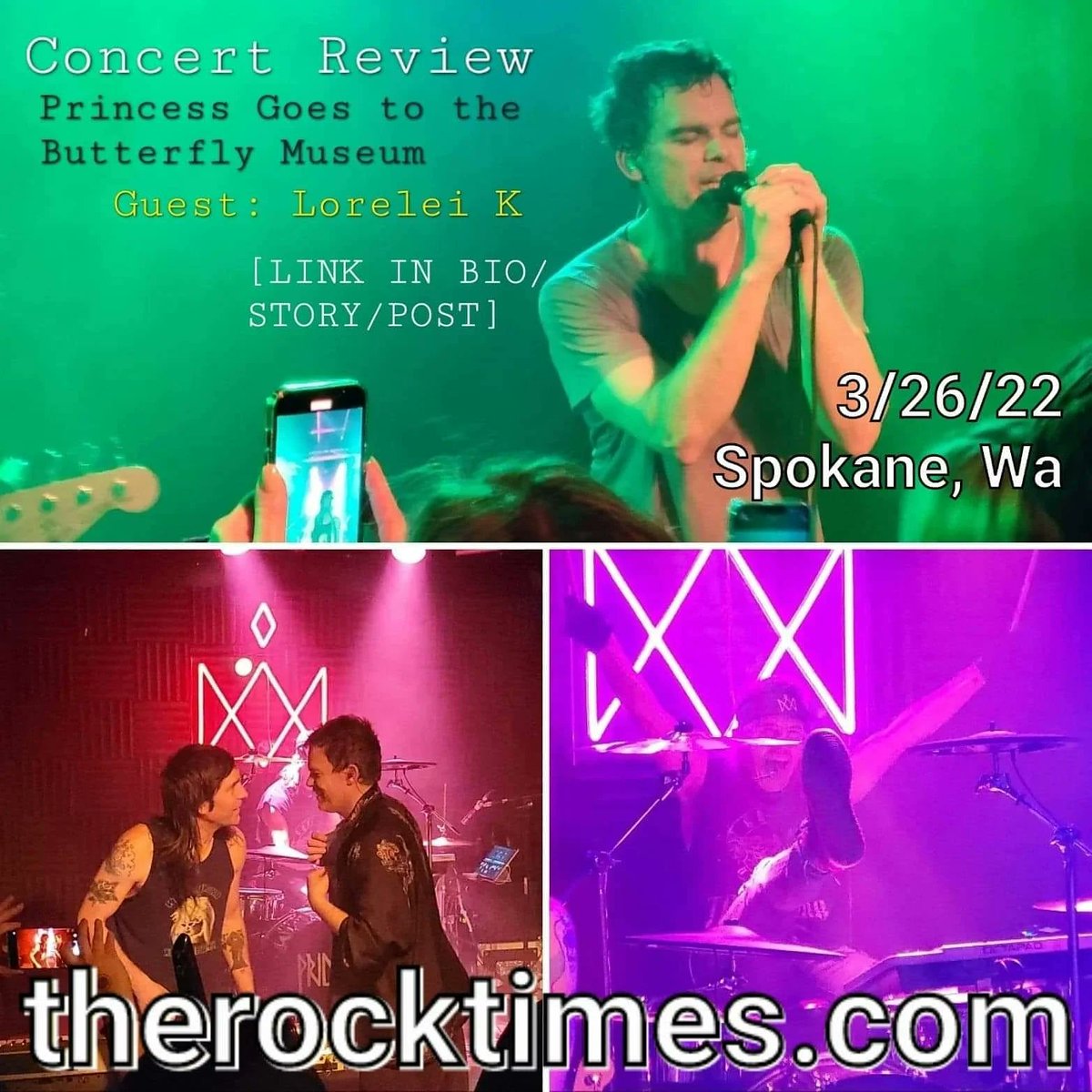 curtisnewart's tweet photo. CONCERT REVIEW
Pics & Vids
https://t.co/3zIyfcMZVJ
Princess Goes to the Butterfly Museum
@princessgoes_
+guest Lorelei K @l0releik!
#princessgoestothebutterflymuseum #loreleik #dexter #mattkatzbohen #peteryanowitz #therocktimes #rocktimesmag #curtisnewart #robertnewart https://t.co/qMF8HCeaVF
