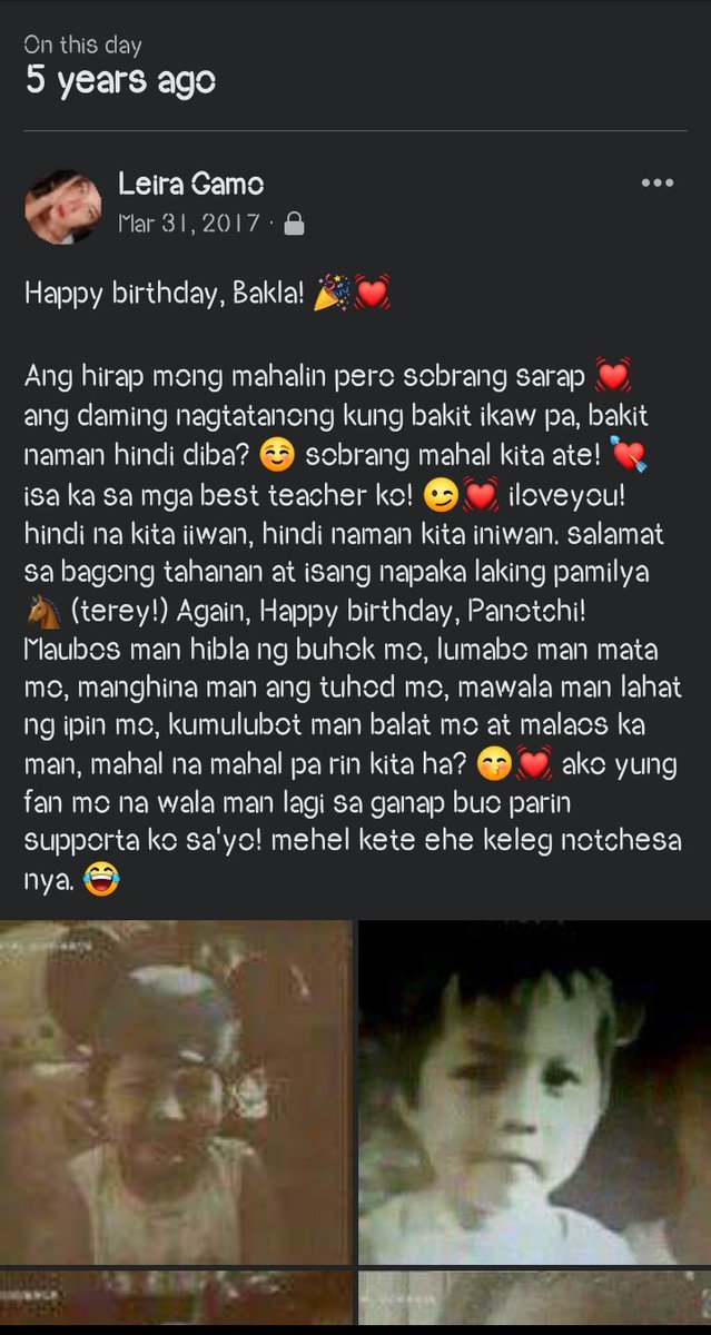 BAEceral's tweet photo. sweet sweet ko naman pala dati HDHDHDHDHDHHD happy birthday, ate @vicegandako !! 😘 kahit hindi naman pala ikaw yung nasa pic dhdhhdhdhd emz https://t.co/a5m4wySgD1