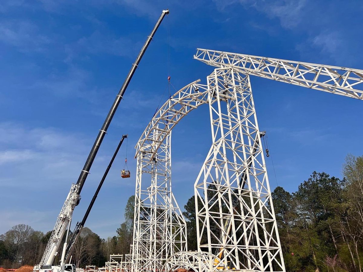 BuckeyeCoaster's tweet image. Construction Update (3/30/22) 🚧 - Fun Spot America Atlanta! 

ArieForce One is looking amazing! Check these photos out provided by the park! #ArieForceOne #funspotamerica #FunSpotAtlanta #RMC 

📸: @FunSpotAtlanta / @FunSpotAmerica