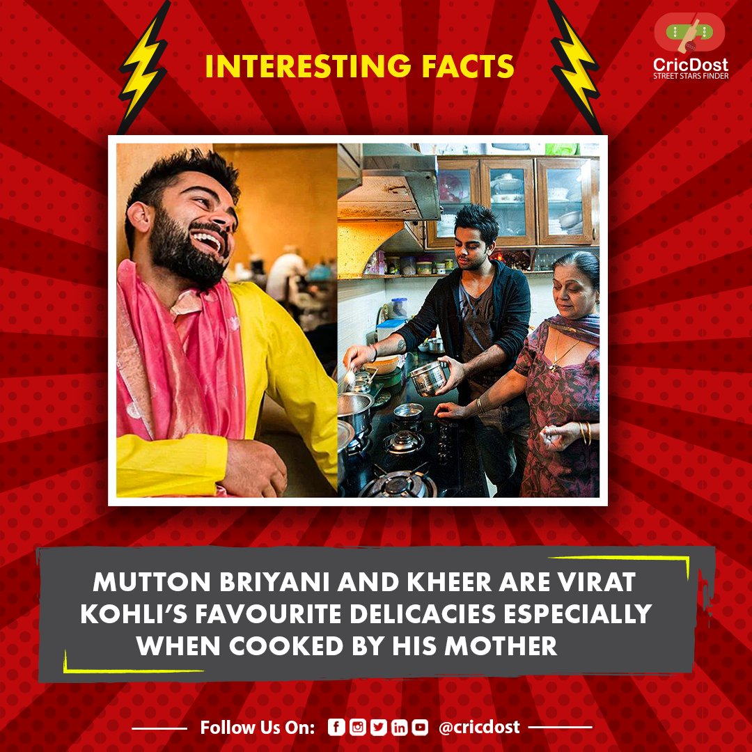 cricdost's tweet photo. Everyone loves mom's cooking... Especially Briyani😍😍
#cricdost #momslove #momscooking #indiancricketer #viratkohli #virat #kohli #RCB #ipl2022 #mom #food #muttonbriyani #briyani #kheer #food #foodvloger #indianfoods #foodie #foodstagram #foodblogger #foodpics #viratkohlifanpage https://t.co/igpZnZXfRy
