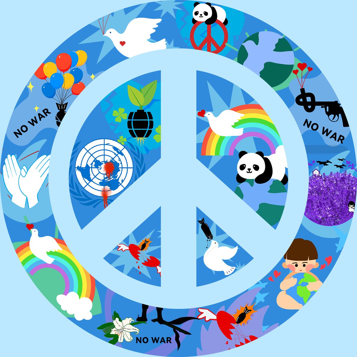 SayNo_DAO's tweet photo. We decide to launch a No WAR demonstration online to greet April Fools' Day. Everyone can join us to call for peace and stop the war. 

Pls retweet this post and type "War is Not A Joke, No War Please. @KremlinRussia @ZelenskyyUa @POTUS #UkarineWar #SayNoDAO #NoWarNFT" https://t.co/jsdmKxgxwv